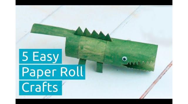 Khám phá 6 cách làm con vật từ lõi giấy vệ sinh trong 1 phút