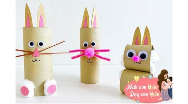 Top 3 cách làm đồ chơi từ lõi giấy vệ sinh siêu đơn giản